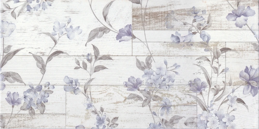 Плитка настенная Global Tile San Remo Белый Панно Часть 1 25x50 см (GT14VG)