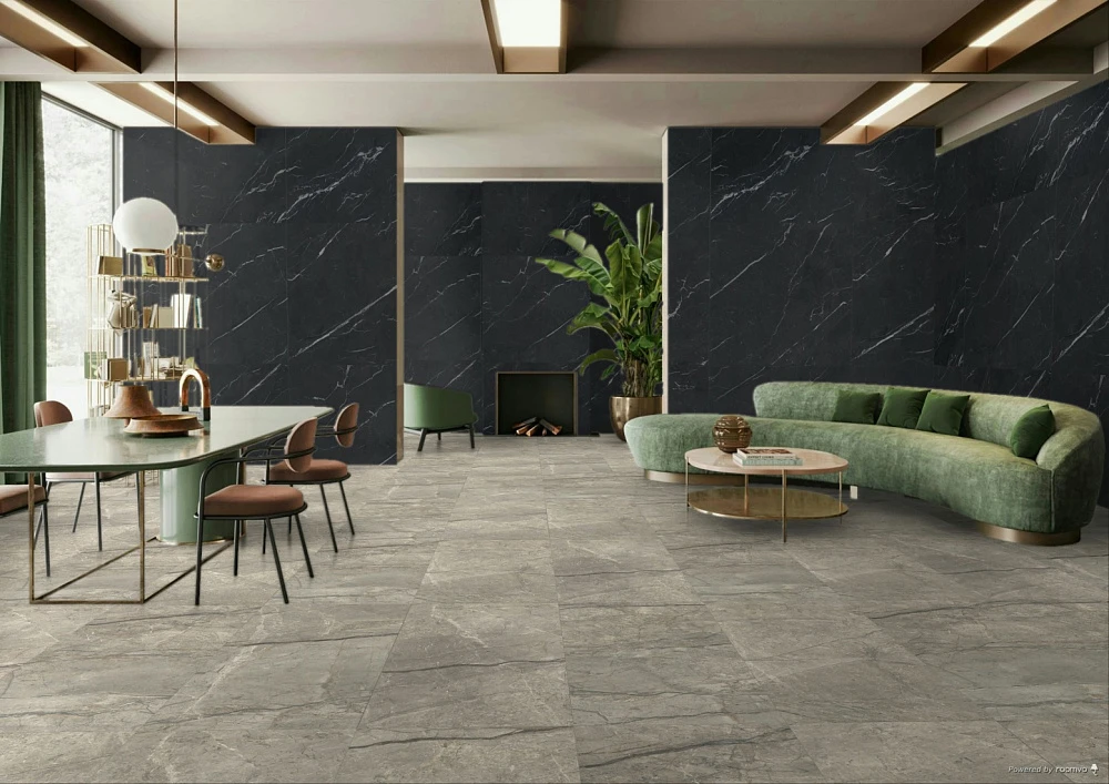 Керамогранит Caesar Anima Futura Unique Black Luc 60x120 см (AGB7)
