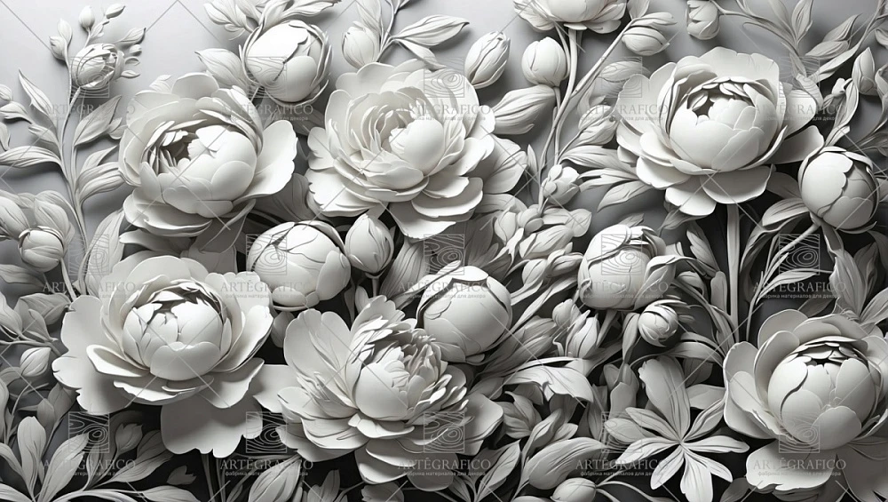 Фреска Artegrafico Voluminous flowers AG-VF-015